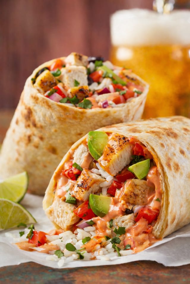 Chicken Burrito.