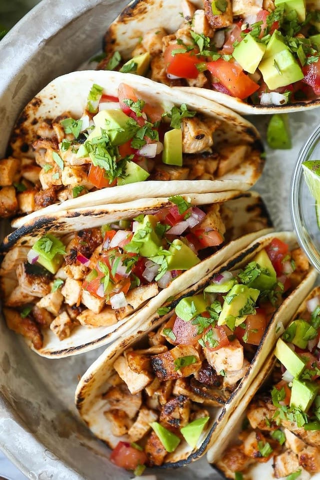 Chicken Tacos.